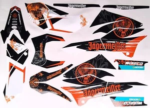 KTM 690 SMC R Jäger Factory EDIZIONE DECORAZIONE DECAL KIT adesivo carena stick - Foto 1 di 3