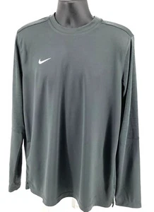 Nike Long Sleeve Pullover Jersey Grey CL4760-060 $45  Men's Size Large - Picture 1 of 10