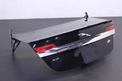JAGUAR XFR 2009 2010 2011 MALETERO TRASERO TAPA ESCOTILLA CUBIERTA ALERÓN NEGRO PEL IQ Foto 1 de 4