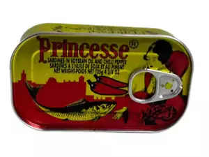 Princesse Sardines in Soybean Oil with Chili Pepper – Spicy & Flavorful Canned S - Picture 1 of 1