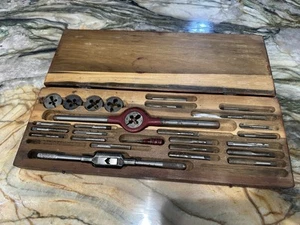 Vintage Greenfield Tap And Die Set In Wooden Case - Bild 1 von 2