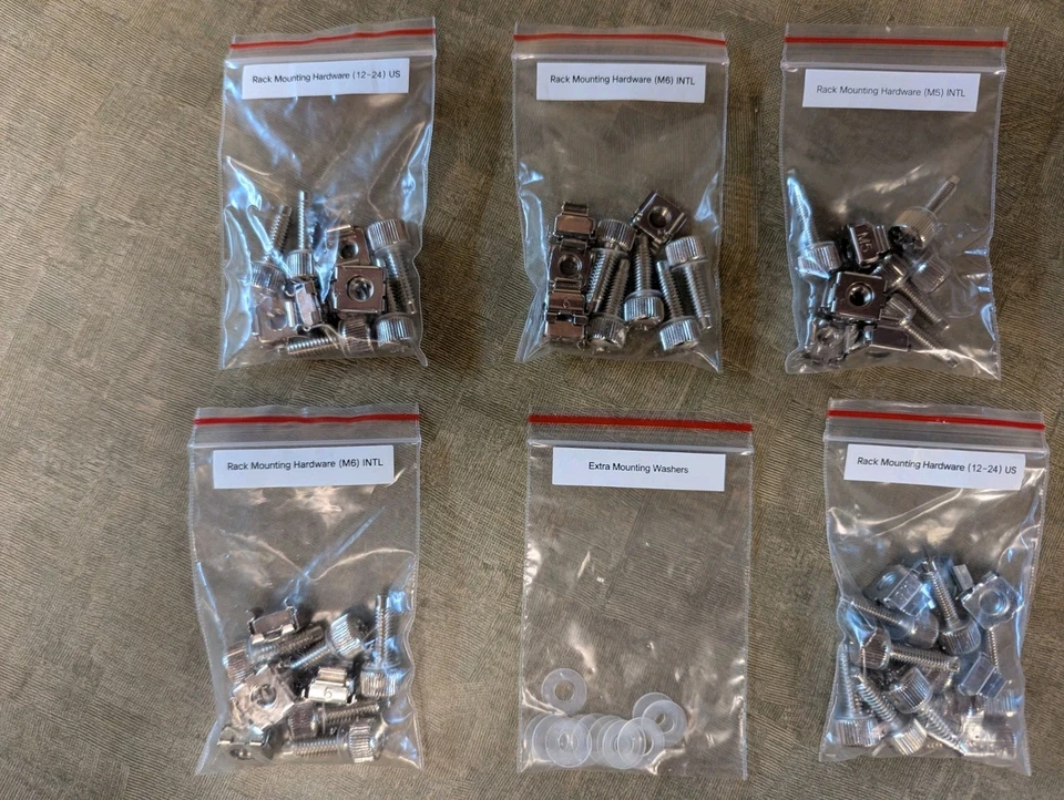 Cisco Meraki Rack Mounting Hardware Screw Kit - Image 1 of 1