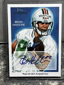 Autógrafos Topps National Chicle 2009 Brian Hartline #NCA-BH (AU, RC) DOLPHINS - Imagen 1 de 2