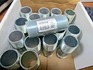 ✌️18) NEW 1" x 3" STEEL PIPE NIPPLES 1X3" LOT OF 18 - Picture 1 of 3