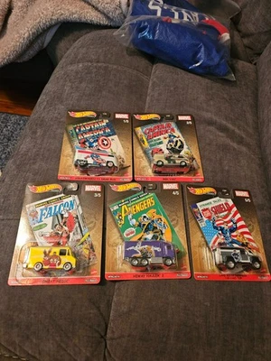 风火轮高级 2021 流行文化漫威漫画美国队长 1-5 密封 MOC — 第 1/4 张图片