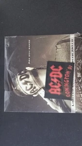 AC/DC Are You Ready Patch 1990 Vinyl Single Black 45 rpm 7'' NUMBER 03875 SEALED - Picture 1 of 3