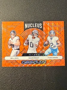 2024 Panini Obsidian - Nucleus Orange Mosaic- Ridley Spears Levis Titans - Picture 1 of 2