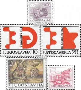 Jugoslawien 2181,2182-83,2185,2186 (kompl.Ausg.) postfrisch 1986 Sondermarken - Bild 1 von 1