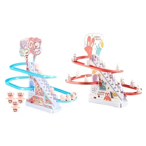 Arrampicata Scale Automatica Giocattolo Elettrico Pista Bambini Puzzle Giocattolo Scivolo Sta C7H6 - Foto 1 di 20