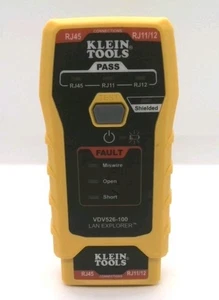 Klein Tools VDV526-100 Network LAN Cable Tester, VDV Tester, LAN Explorer - Picture 1 of 5