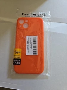 iPhone 13 Case 6.1" Silicone Orange - Photo 1 sur 3