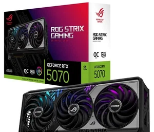 ASUS ROG Strix NVIDIA GeForce RTX 5070 OC Edition Scheda Grafica Gaming Da 12 GB - Afbeelding 1 van 1