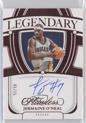 Rubí Panini Flawless Legendary Scripts 2023-24/15 Jermaine O'Neal #LS-JON automático Foto 1 de 2