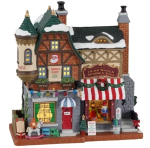 Lemax Santa's List Toy Shop #15798 Edificio Nuevo Iluminado - Imagen 1 de 3