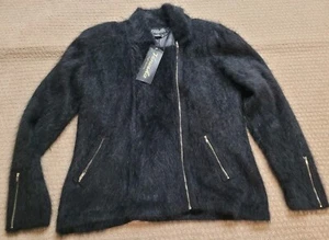 Venesha Jacket Women's size XL, Angora, Black SJ318 - Picture 1 of 7