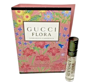 GUCCI Flora Gorgeous Gardenia Eau De Parfum EDP Sample Spray .05oz 1.5ml - Picture 1 of 3