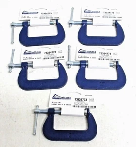 Qty 5 Gibraltar Light-Duty 2" x 1-1/4" Cast Iron Standard Clamp - Picture 1 of 3