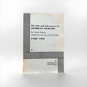 David Edgar Adaptation Of The Life And Adventures Of Nicholas Nickleby Part Two - Picture 1 of 8