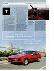 1982-1986 TOYOTA CELICA SUPRA ~ NICE 2-PAGE COLLECTIBLE CLASSIC ARTICLE / AD