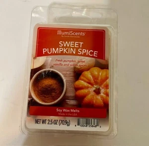 NEW ILLUMISCENTS SWEET PUMPKIN SPICE SCENTED WAX CUBES - Picture 1 of 2