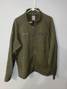 Mens PATAGONIA Green Full Zip Fleece Better Sweater Jacket Size XL  Logo’d - Picture 1 of 6