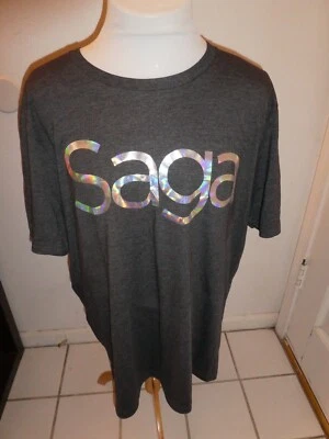 Saga Image Comics Foil Graphic T-Shirt Adult 2XL Gray Shirt Men's Skybound - Image 1 of 4