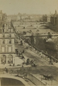 France Paris Panorama Ancienne Photo CDV 1860 - Picture 1 of 3