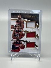 2015-16 Panini Immaculate Trios /49 Bradley Beal Otto Porter John Wall #TM-WAS
