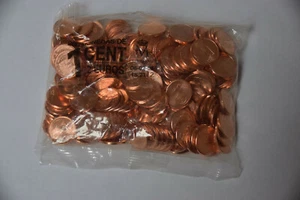 Beutel 1 Cent ungelaufene Münzen Spanien 2001 / 200 Stück NEU - Bild 1 von 1