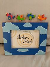 New Airplanes & Clouds Photo Frame By Stephen Joseph. Holds 4.5" x 3".