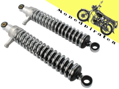 Stoßdämpfer Federbeine Paar verchromt 380mm für MZ ETZ TS ES 125 150 - Bild 1 von 3