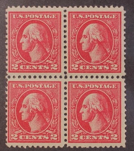Scott 528b - 2 Cents Washington - MNH - Block Of 4 - SCV - $170.00 - Bild 1 von 1