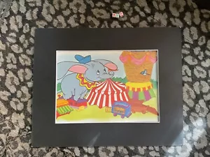 walt disney mounted vintage print , 1970s , makes a lovely gift , DUMBO - Picture 1 of 3