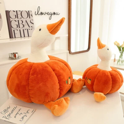 Super Cute Soft Fleece Halloween Pumpkin Duck Plush Toy 50cm/70cm/100cm - image 1 of 4