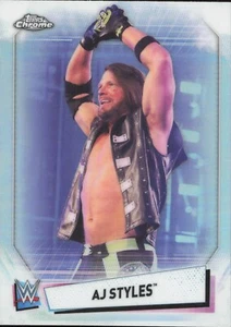 AJ Styles #1 [Refractor] 2021 Topps Chrome WWE - Picture 1 of 2