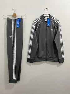 Adidas Originals Primeblue Superstar Tracksuit Grey White Size 2XL - Picture 1 of 11