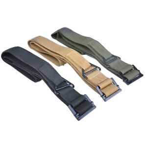 Tactical Belt Adjustable Nylon Military Belt Metal Buckle Hook Casual Outdoor