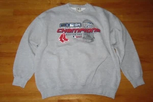 BOSTON RED SOX 2004 WORLD SERIES Champions Trophy (2XL) Sweatshirt ORTIZ RAMIREZ - Picture 1 of 4