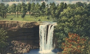 Postal de Noccalula Falls at Lookout Mountain cerca de Camp Sibert & Gadsden Alabama - Imagen 1 de 2