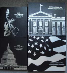 Set of 2005-2008 US Mint American Legacy Collection Proof Sets ~ Free Shipping - Picture 1 of 9