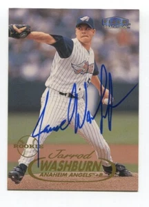 1998 Fleer Tradition Jarrod Washburn Signed Card Baseball Autographed AUTO #U79 - Picture 1 of 2