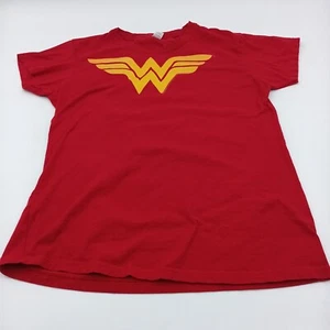 Tultex Shirt Girls 2XL Red DC Wonder Woman Logo Tee - Picture 1 of 6