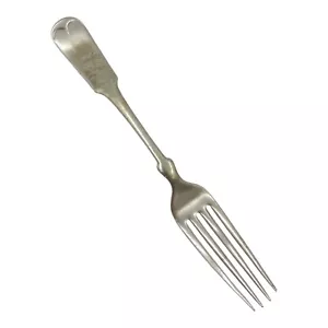Antigua horquilla con punta trasera de violín monograma S marca Brasil plata 7,5" - Imagen 1 de 6