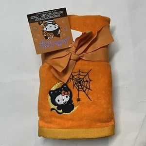 Hello Kitty Halloween Orange Spinne Handtücher 16 x 28" 2er Set Sanrio🎃👻🤍 - Bild 1 von 5