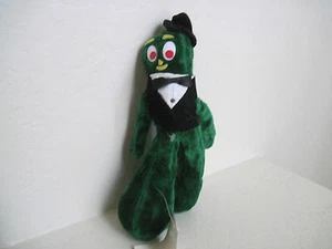 Muñeca de felpa verde Ace Novelty Co 1988 de colección Gumby 12 - Imagen 1 de 4