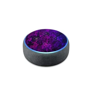 Abstract Purple Amazon ECHO DOT 3 Skin 3rd Gen Alexa Vinyl Wrap Cover Stickers - Picture 1 of 3