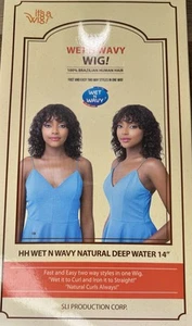 PELUCA HH WET N ONDULADA! Cabello humano 100 % brasileño - Imagen 1 de 6