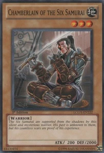 Chamberlain of the Six Samurai - LCGX-EN222 - Common - 1st Edition - Heavily Pla - Picture 1 of 1