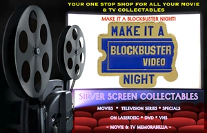 BLOCKBUSTER - Video Store Retro Enamel and Metal Pin Style #B - Free Post - Imagen 1 de 7