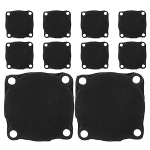 10 STÜCKE Luftkompressor Druckschalter Membran Pad Schwarze Gummidichtung - Bild 1 von 12